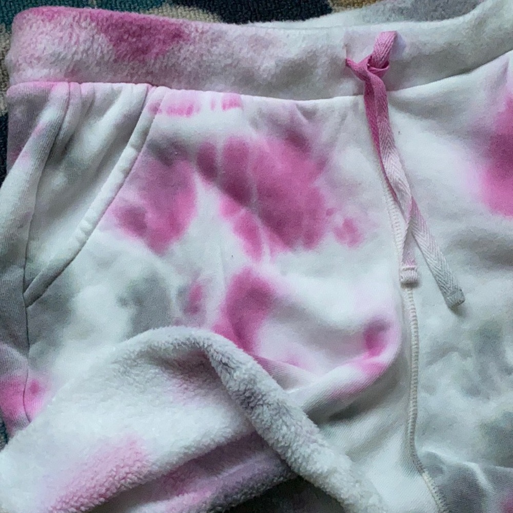 Free People Tie-Dye Cozy Shorts